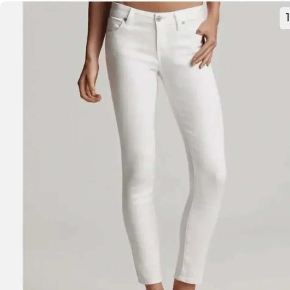 Vince Skinny Jeans Capsule 29 Minimalist Mid Rise Optic White  Quiet Luxury